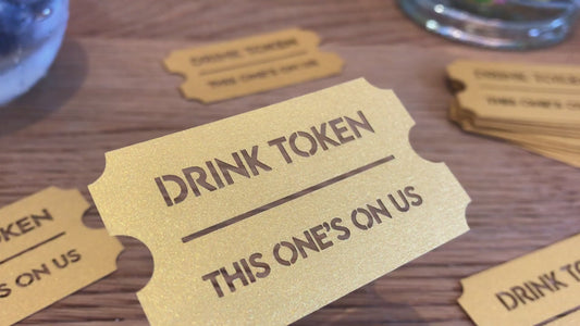 Gold Drink Tokens