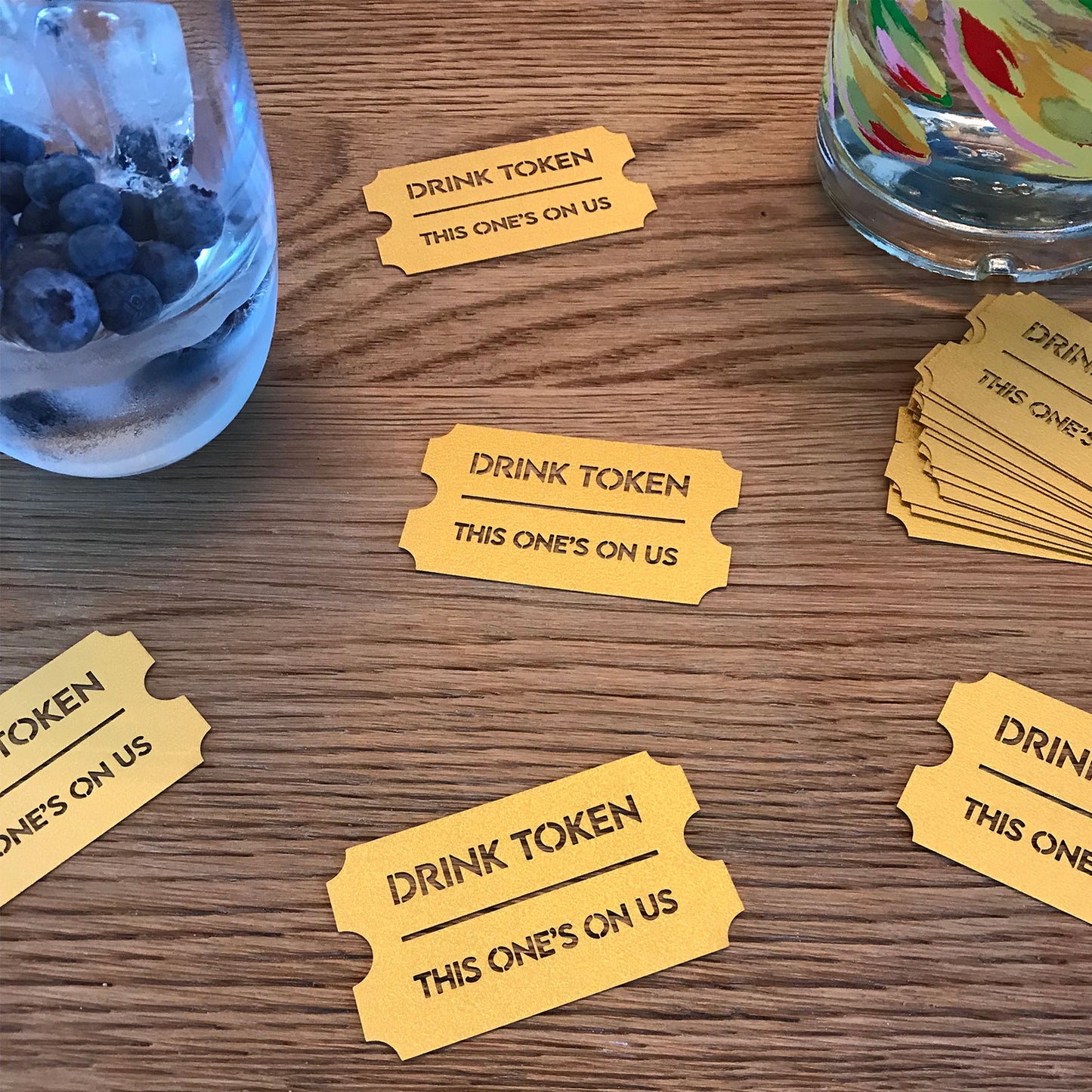 Gold Drink Tokens